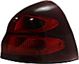Driver and Passenger Side Halogen Tail Light, With bulb(s), OE Replacement