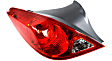 Driver and Passenger Side Halogen Tail Light, With bulb(s), OE Replacement, Coupe