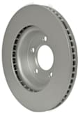SET-PGD355118642-2 Front Brake Disc, Plain Surface, Vented, 6 Lugs