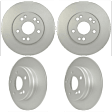 SET-PGD355122202-B Front and Rear Brake Disc, Plain Surface