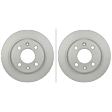 SET-PGD355122342-2 Brake Disc, Plain Surface, Solid, 6 Lugs