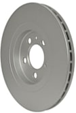 SET-PGD355122402-2 Front Brake Disc, Plain Surface, Vented, 6 Lugs