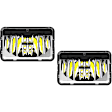 1982 Dodge B250 - Driver and Passenger Side LED H4651 Headlight Bulb, High Beam, Set of 2