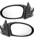 Driver and Passenger Side Mirrors, Power Adjust, Non-Folding, Non-Heated, Paintable, No Signal Light, No Memory, No Puddle Light, No Auto-Dimming, No Blind Spot Feature