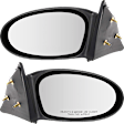 Driver and Passenger Side Mirrors, Manual Adjust, Non-Folding, Non-Heated, Paintable, No Signal Light, No Memory, No Puddle Light, No Auto-Dimming, No Blind Spot Feature