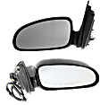 Driver and Passenger Side Mirrors, Power, Non-Folding, Heated, Paintable, No Signal Light, No Memory, No Puddle Light, No Auto-Dimming, No Blind Spot Feature