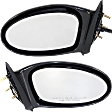 Driver and Passenger Side Mirrors, Manual Adjust, Non-Folding, Non-Heated, Paintable, No Signal Light, No Memory, No Puddle Light, No Auto-Dimming, No Blind Spot Feature