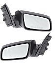2011-2014 Chevrolet Caprice - Driver and Passenger Side Mirrors, Power, Manual Folding, Non-Heated, Chrome, No Signal Light, No Memory, No Puddle Light, No Auto-Dimming, No Blind Spot Feature