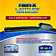 2012 Mitsubishi RVR - Wiper Blade, Blade Length 20, To 06/03/2012, 9 X 3 Hook, From 07/01/2012, 9 X 4 Hook, Frameless, 20 in., Latitude Water Repellency 2-n-1 Series