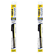 SET-R495079278-2-2 Front, Driver and Passenger Side Wiper Blade, Frameless 21 in.