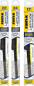 SET-R495079280-2-FRY Front, Driver and Passenger Side and Rear Wiper Blade, Frameless