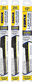 SET-R495079280-2FRAA Front, Driver and Passenger Side and Rear Wiper Blade, Frameless