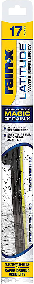 2004 Honda Odyssey - Front, Driver and Passenger Side; Rear Wiper Blade, Blade Length 20in., 9 X 3 Hook, Frameless