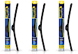 SET-R49830318-FR Front, Driver and Passenger Side and Rear Wiper Blade, Frameless 20 in. and 18 in.