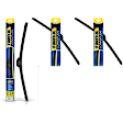 SET-R49830321-FR-I Front, Driver and Passenger Side; Rear Wiper Blade, Frameless