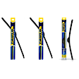 SET-R49830322-FR-I Front, Driver and Passenger Side; Rear Wiper Blade, Frameless