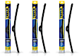 SET-R49830324-FR-U Front, Driver and Passenger Side; Rear Wiper Blade, Frameless