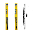 SET-R49RX30115-FR-A Front and Rear Wiper Blade, Framed 16 in. and 15 in.