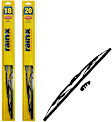 SET-R49RX30120-FR-L Front, Driver and Passenger Side and Rear Wiper Blade, Framed 20 in., 18 in. and 16 in.