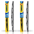 2000 Volvo C70 - Front, Driver and Passenger Side Wiper Blade, Framed, 21 in.