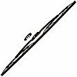 2007 Chevrolet Impala - Front Wiper Blade, Can use 22A, Framed, 22 in., Professional Series
