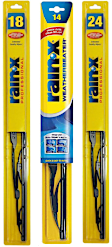 SET-R49RX30124-FR-L Front, Driver and Passenger Side and Rear Wiper Blade, Framed 24 in., 18 in. and 14 in.