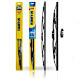 SET-R49RX30124-FR-R Front, Driver and Passenger Side and Rear Wiper Blade, Framed 24 in., 21 in. and 16 in.