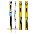 SET-R49RX30124-FR-Z Front and Rear Wiper Blade, Framed 24 in., 21 in. and 19 in.