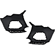 Front, Driver and Passenger Side Bumper Ends, Primed, For Models without S-Line Package, Parallel Park Assist Sensor and Parking Aid Sensor