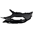 Front, Driver and Passenger Side Bumper Ends, Primed, For Models without S-Line Package, Parallel Park Assist Sensor and Parking Aid Sensor