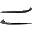 Front, Driver and Passenger Side Bumper Trim