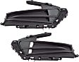 Driver and Passenger Side Grille Assemblies, Textured Black, Grille Cover