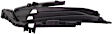 Driver and Passenger Side Grille Assemblies, Textured Black, Grille Cover