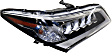 Driver and Passenger Side Headlights, with Bulbs, LED, OE comparable