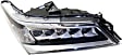 Driver and Passenger Side Headlights, with Bulbs, LED, OE comparable