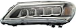 Driver and Passenger Side Headlights, with Bulbs, LED, OE comparable, CAPA Certified