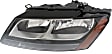 2009-2012 Audi Q5 - Driver and Passenger Side Halogen Headlight, With bulb(s), OE Replacement