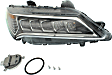 Driver and Passenger Side Headlights, with Bulbs, LED, OE comparable