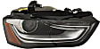 Driver and Passenger Side HID/Xenon Headlight, Without bulb(s), OE Replacement
