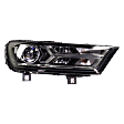 Driver and Passenger Side Headlights, without Bulbs, HID/Xenon, OE comparable, CAPA Certified