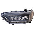 Driver and Passenger Side Headlights, with Bulbs, LED, OE comparable
