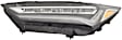 Driver and Passenger Side LED Headlight, With bulb(s), OE Replacement
