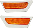 2017-2019 Audi A4 - Front, Driver and Passenger Side Side Marker Without bulb(s) CAPA Certified