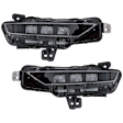 2020 Acura ILX - Front, Driver and Passenger Side LED Fog Light, With bulb(s), OE Replacement, CAPA Certified