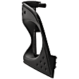 Front, Driver and Passenger Side Fog Light Cover, Textured Black