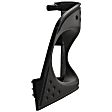 Front, Driver and Passenger Side Fog Light Cover, Textured Black