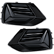 2021 Audi Q3 - Front, Driver and Passenger Side, Outer Fog Light Cover, For Models Without S-Line Package, Textured Black