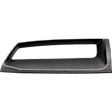 Front, Driver and Passenger Side Fog Light Covers, Textured Black, without S-Line Package