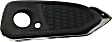 Front, Driver and Passenger Side Fog Light Trims, Textured Black