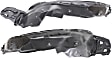 2013-2015 Acura ILX - Front, Driver and Passenger Side, Fender Liner